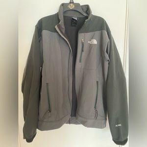 North Face Apex Jacket Gray Black size Medium